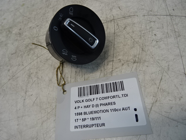 INTERRUPTEUR Vw GOLF VII 1/17 - 2/20 FaceLift