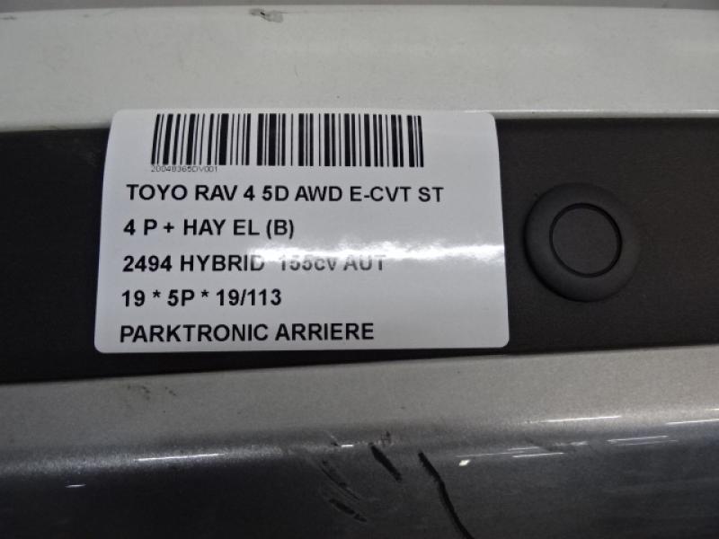 PARKTRONIC ARRIERE Toyota RAV 4 12/15 - 18