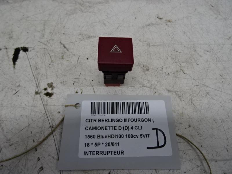 SCHAKELAAR Citroen BERLINGO 08 - 18