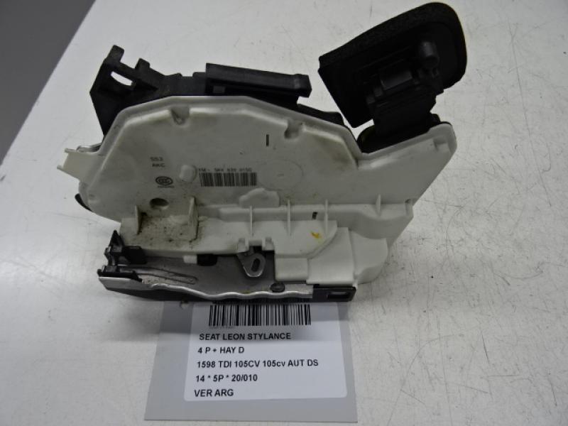 VERROUILLAGE DE PORTE ARRIERE GAUCHE Seat LEON (3) (5F) 1/13 - 1/17