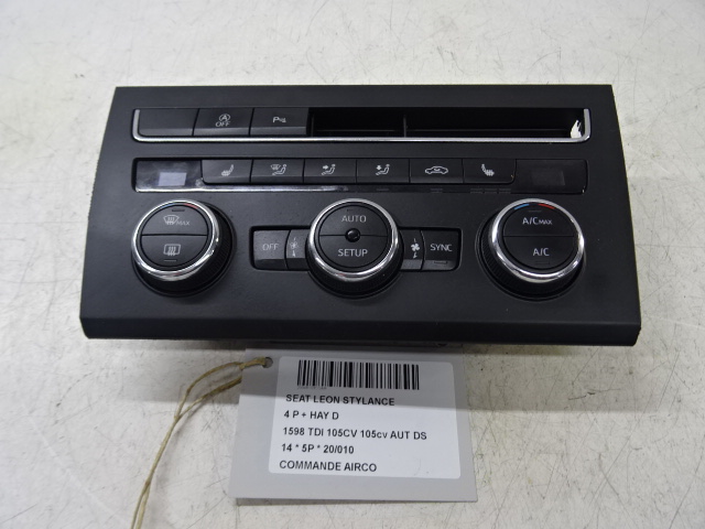 BEDIENINGSPANEEL AIRCO Seat LEON (3) (5F) 1/13 - 1/17