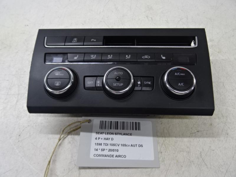 COMMANDE D'AIRCO Seat LEON (3) (5F) 1/13 - 1/17