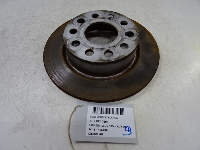 REMSCHIJF ACHTER Seat LEON (3) (5F) 1/13 - 1/17