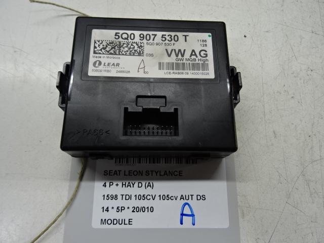 MODULE Seat LEON (3) (5F) 1/13 - 1/17