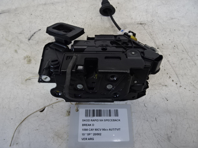 VERGRENDELING ACHTER LINKS Skoda RAPID 12/12 - 5/17