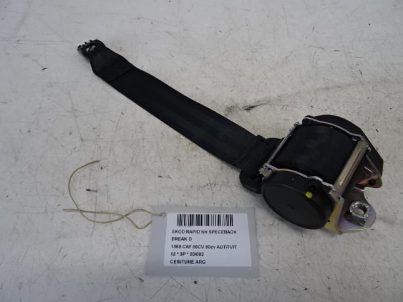 CEINTURE ARRIERE GAUCHE Skoda RAPID 12/12 - 5/17