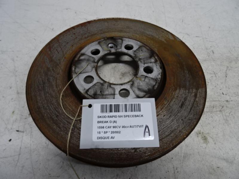BREMSSCHEIBE VORNE Skoda RAPID 12/12 - 5/17