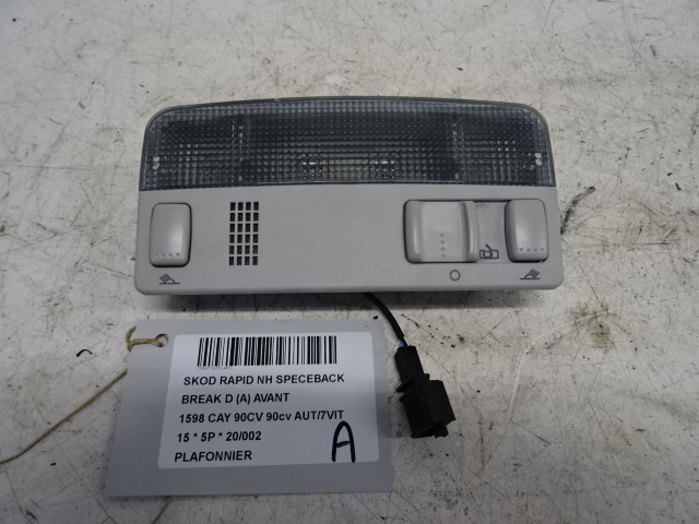 BINNENVERLICHTING Skoda RAPID 12/12 - 5/17