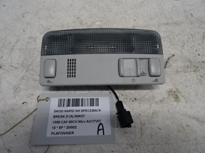 BINNENVERLICHTING Skoda RAPID 12/12 - 5/17