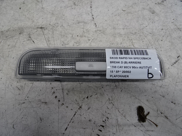 BINNENVERLICHTING Skoda RAPID 12/12 - 5/17