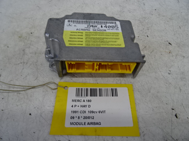 AIRBAG MODULE Mercedes-Benz A W169 5/2008-2012