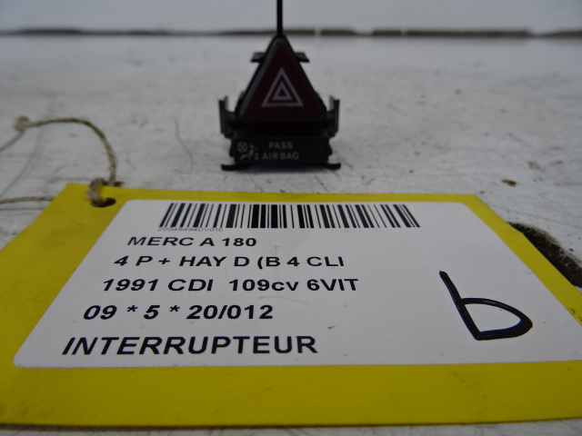 INTERRUPTEUR Mercedes-Benz A W169 5/2008-2012