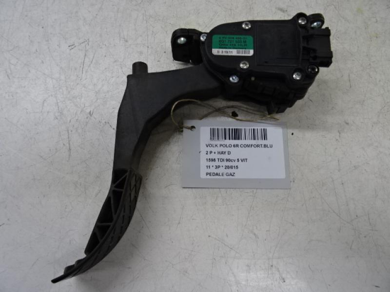 PEDALE DE GAZ Vw POLO (6R) 6/09 - 4/14