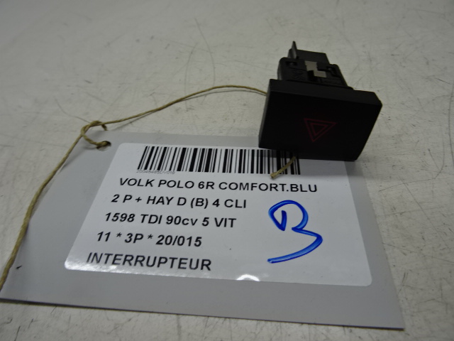 INTERRUPTEUR Vw POLO (6R) 6/09 - 4/14
