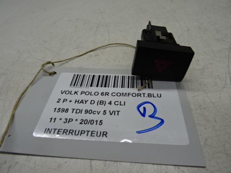 INTERRUPTEUR Vw POLO (6R) 6/09 - 4/14