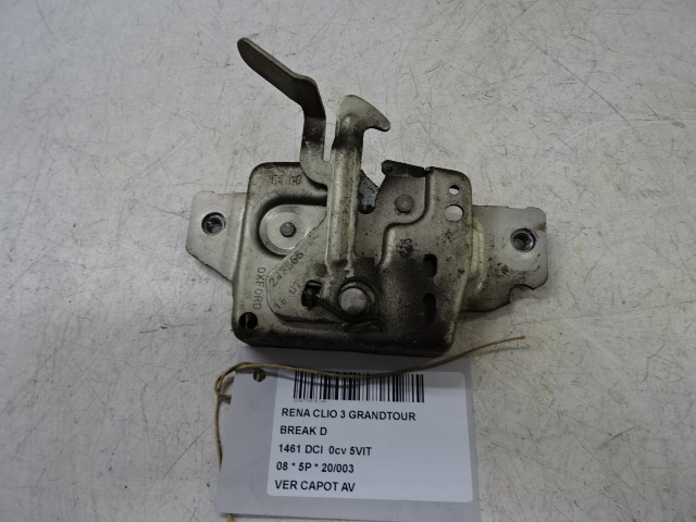 DRUKVEER MOTORKAP Renault CLIO III 10/05 - 05/09