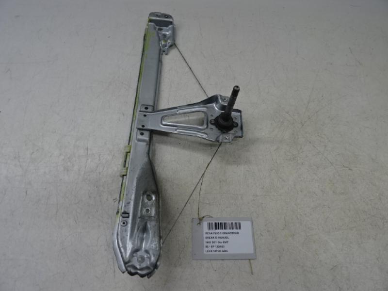 RUITMECHANISME ACHTER LINKS Renault CLIO III 10/05 - 05/09