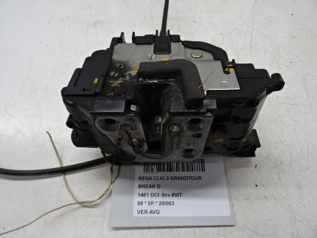 VERROUILLAGE DE PORTE AVANT GAUCHE Renault CLIO III 10/05 - 05/09