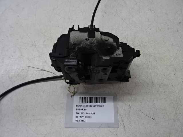 VERROUILLAGE DE PORTE ARRIERE GAUCHE Renault CLIO III 10/05 - 05/09