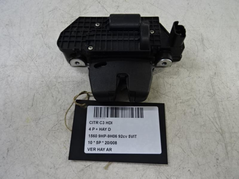 VERROUILLAGE DE HAYON ARRIERE Citroen C3 11/09 - 16