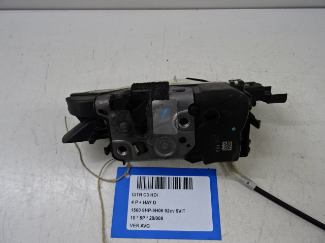 VERGRENDELING VOOR LINKS Citroen C3 11/09 - 16