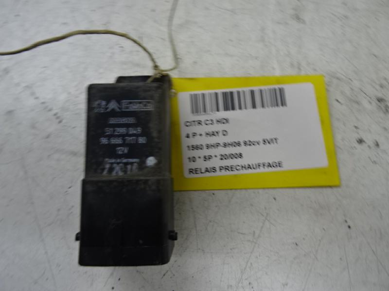 VOORGLOEI RELAIS Citroen C3 11/09 - 16