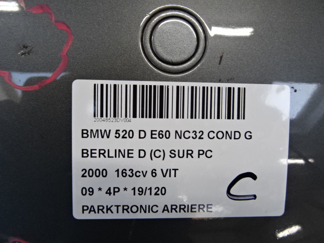 PARKTRONIC ARRIERE Bmw 5 E60 09/03 - 03/10
