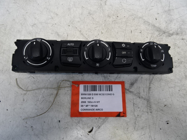 BEDIENINGSPANEEL AIRCO Bmw 5 E60 09/03 - 03/10