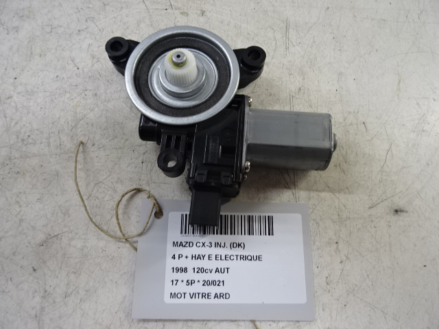 MOTOR RUITMECHANISME ACHTER RECHTS Mazda CX-3 02/15 - 2/18