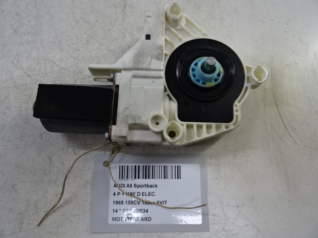 MOTOR RUITMECHANISME ACHTER RECHTS Audi A5 (2) 8/11 - 16