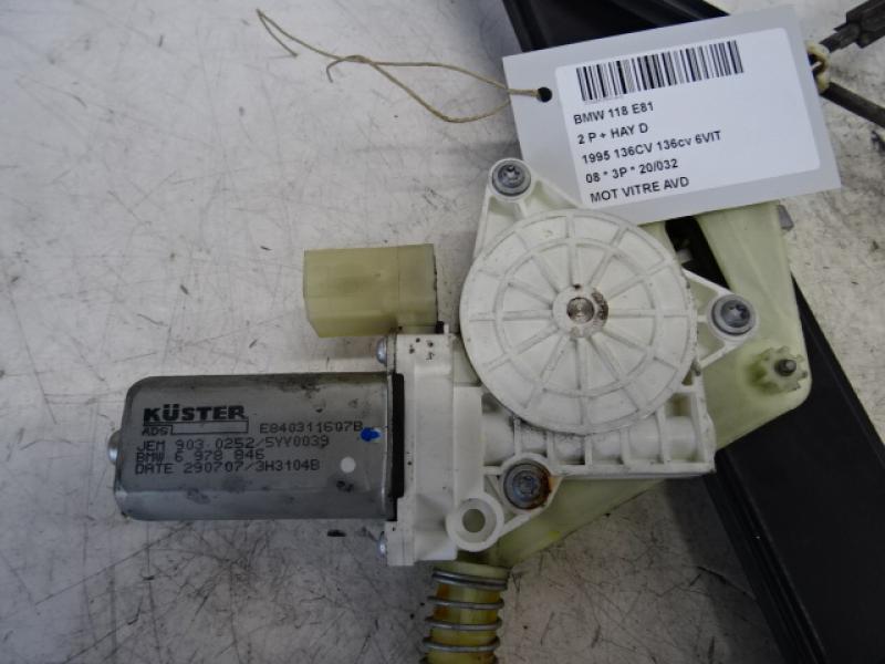 MOTOR RUITMECHANISME VOOR RECHTS Bmw 1 E81/87 4/07 - 12