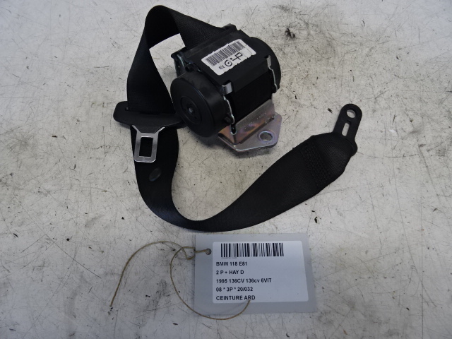 VEILIGHEIDSGORDEL ACHTER RECHTS Bmw 1 E81/87 4/07 - 12