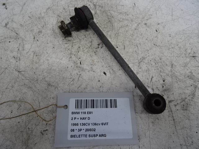 REACTIESTANG ACHTER LINKS Bmw 1 E81/87 4/07 - 12