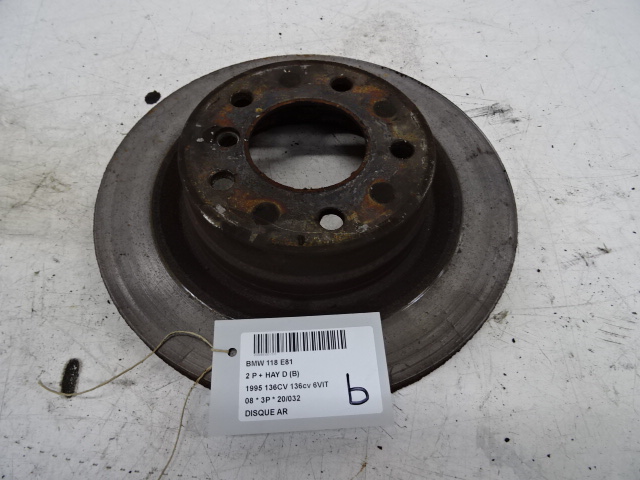 REMSCHIJF ACHTER Bmw 1 E81/87 4/07 - 12
