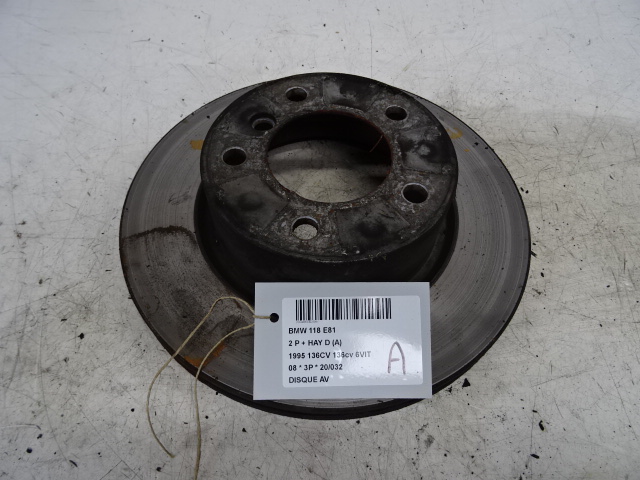 REMSCHIJF VOOR Bmw 1 E81/87 4/07 - 12