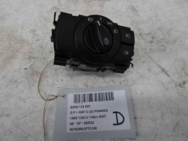 SCHAKELAAR Bmw 1 E81/87 4/07 - 12