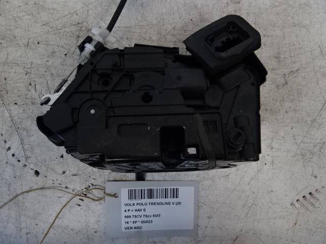 VERGRENDELING ACHTER RECHTS Vw POLO (6R) FaceLift 5/14 - 17
