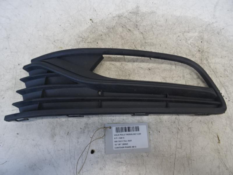 KONTUR DES LINKEN NEBELSCHEINWERFERS Vw POLO (6R) FaceLift 5/14 - 17