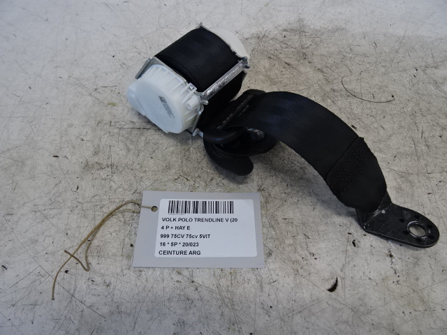 VEILIGHEIDSGORDEL ACHTER LINKS Vw POLO (6R) FaceLift 5/14 - 17