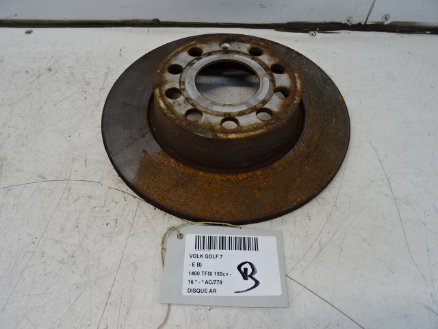 REMSCHIJF ACHTER Vw GOLF VII 11/12 - 17