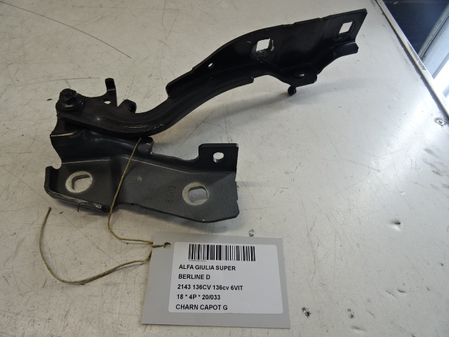 SCHARNIER MOTORKAP LINKS Alfa Romeo GIULIA 5/16+