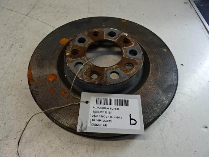 REMSCHIJF ACHTER Alfa Romeo GIULIA 5/16+