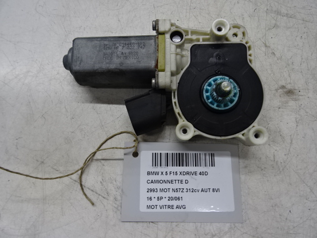 MOTEUR DE VITRE DE PORTE AVANT GAUCHE Bmw X5 F15 08/13 - 18