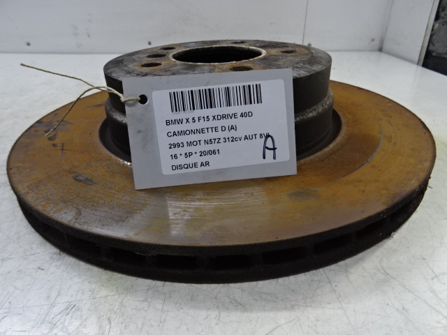 REMSCHIJF ACHTER Bmw X5 F15 08/13 - 18