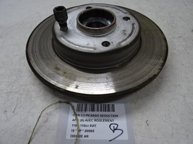 REAR BRAKE DISC Citroen C3 PICASSO 09+