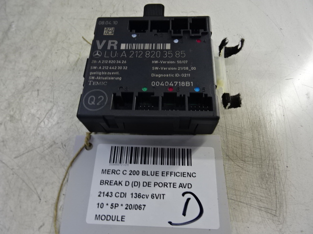 MODULE Mercedes-Benz C W204 07-10