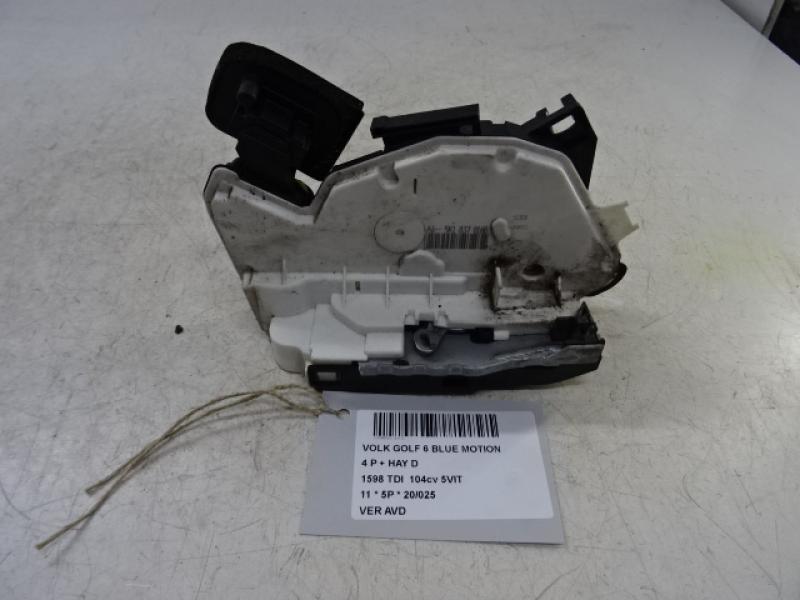 VERGRENDELING VOOR RECHTS Vw GOLF VI 11/08 - 13