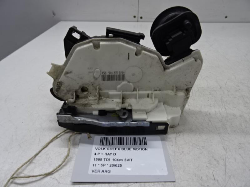 VERGRENDELING ACHTER LINKS Vw GOLF VI 11/08 - 13