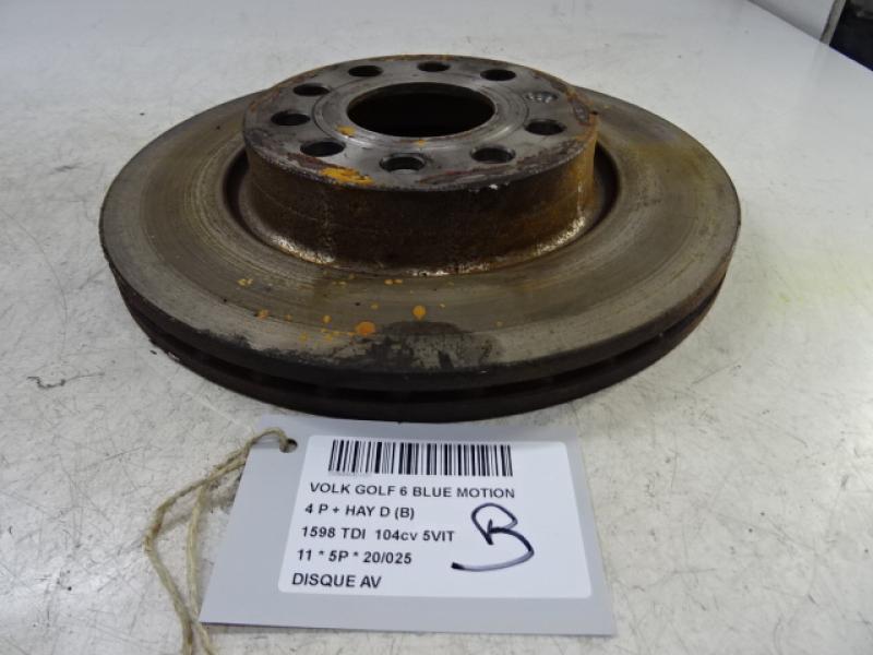 FRONT BRAKE DISC Vw GOLF VI 11/08 - 13