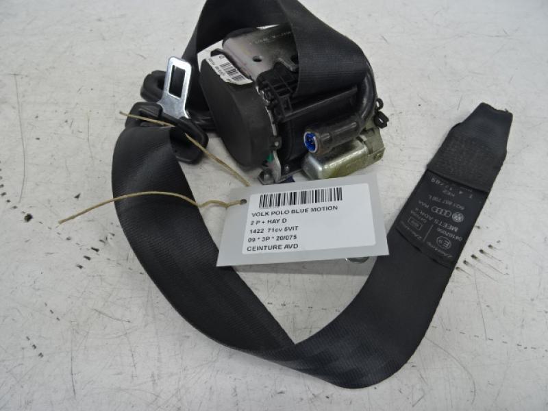 FRONT SEATBELT RIGHT Vw POLO (9N3) 5/05 - 5/09